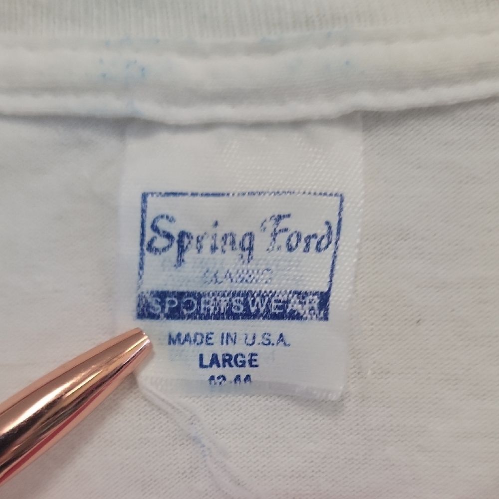 Vintage Golf T-Shirt Short Sleeve Tee White Size LARGE Vintage - Picture 2 of 5
